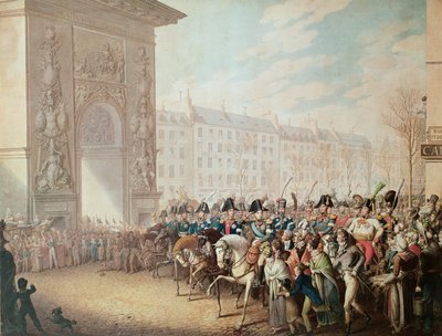 Der Einzug der Kaiser in Paris von Georg Emanuel Opitz